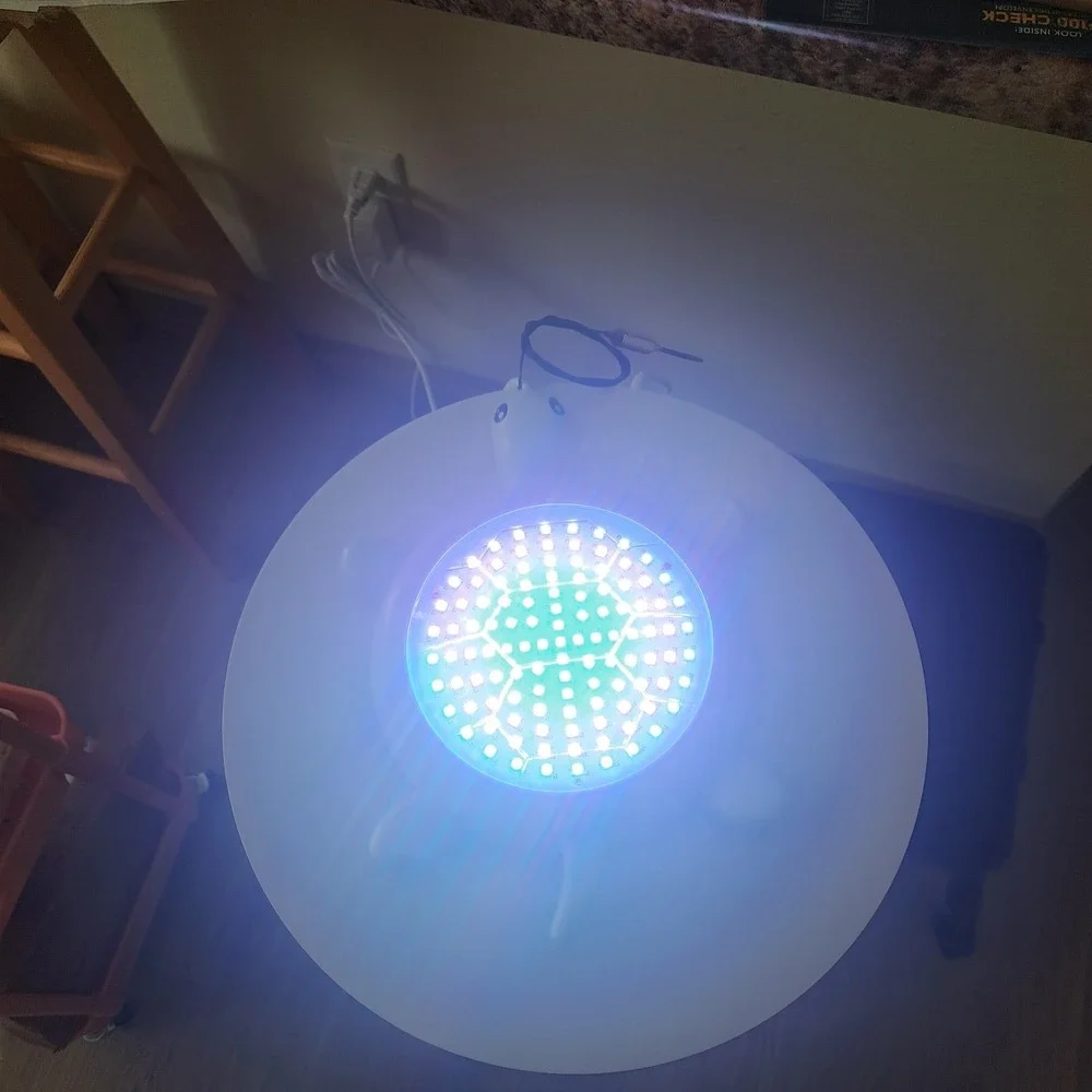 Priorare LED Pool Light Turtle RBIC App Control IP68 Waterproof XZM-F018 White